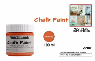 [8435464123354] ARTIX VERNICE EFFETTO GESSO 100ML ARANCIONE