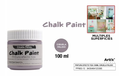 [8435464123385] ARTIX PITTURA EFFETTO GESSO 100ML PRUGNA CHIARO