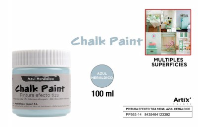 [8435464123392] ARTIX PITTURA EFFETTO GESSO 100ML BLU ARALDICO