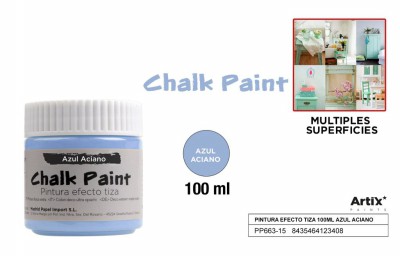 [8435464123408] ARTIX PITTURA EFFETTO GESSO 100ML BLU FIORDALE