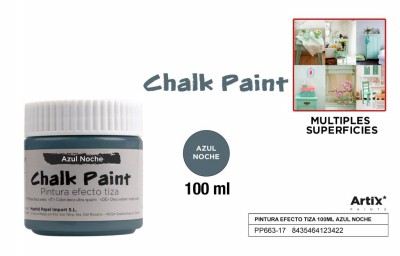 [8435464123422] ARTIX PITTURA EFFETTO GESSO 100ML BLU NOTTE