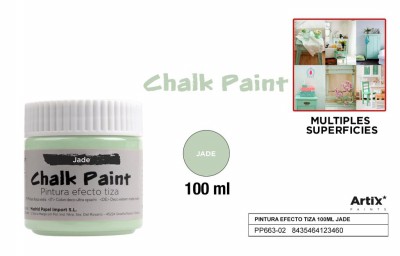 [8435464123460] ARTIX PITTURA EFFETTO GESSO 100ML VERDE GIADA