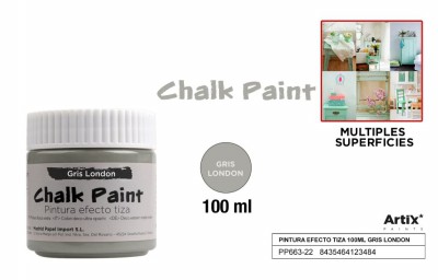 [8435464123484] ARTIX PITTURA EFFETTO GESSO 100ML GRIGIO LONDRA