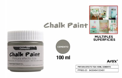 [8435464123491] ARTIX PITTURA EFFETTO GESSO 100ML GRIGIO CEMENTO