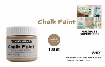 [8435464123514] ARTIX PITTURA EFFETTO GESSO 100ML MARRONE