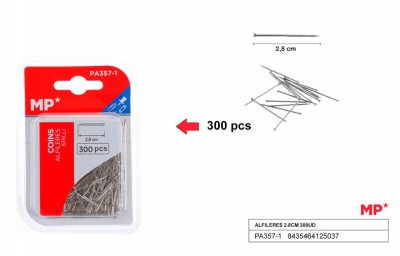 [8435464125037] SPILLI 28MM CONF. 300PZ CROMATI