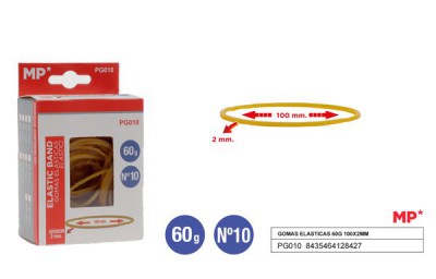[8435464128427] ELASTICI 100X2MM CONF. 60G
