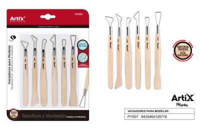 [8435464129776] ARTIX STRUMENTI PER MODELLARE 6PZ