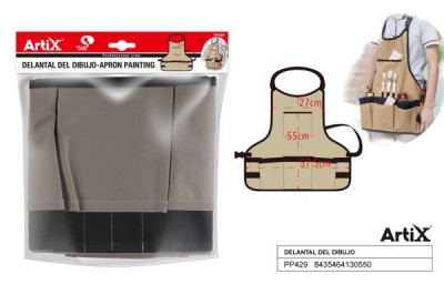 [8435464130550] ARTIX GREMBIULE MULTITASCA 57,5X55CM