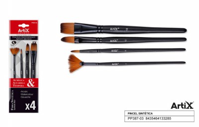[8435464133285] ARTIX SET PENNELLI PROF 20.5CM 4PZ ASSORT
