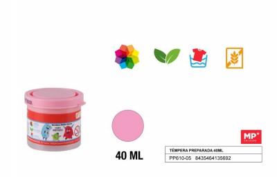 [8435464135692] TEMPERA IN VASETTO ROSA 40ML