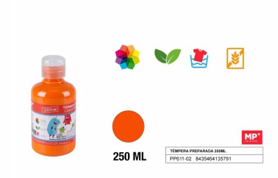 [8435464135791] TEMPERA IN BOTTIGLIA ARANCIONE 250ML