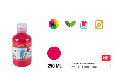 [8435464135838] TEMPERA IN BOTTIGLIA ROSA 250ML