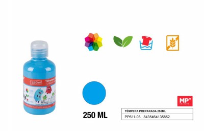 [8435464135852] TEMPERA IN BOTTIGLIA CIANO 250ML