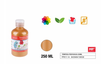 [8435464136538] TEMPERA IN BOTTIGLIA ORO 250ML