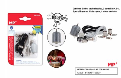[8435464153627] KIT ELETTRICO CON MOTORE PER PROGETTI SCOLASTIC