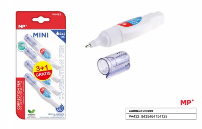 [8435464154129] MINI CORRETTORE A PENNA 4ML 4PZ