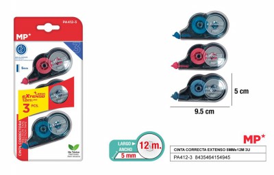 [8435464154945] CORRETTORE A NASTRO 5MM X 12M CONF. 3PZ