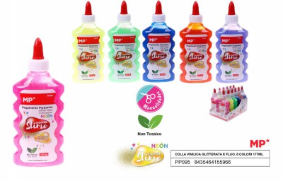 [8435464155966] COLLA C/GLITTER COL.ASS. NEON 177ML