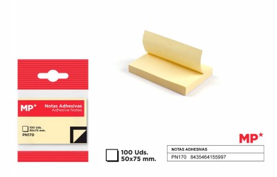 [8435464155997] NOTE ADESIVE 75X50MM 75G 100F GIALLO CHIARO