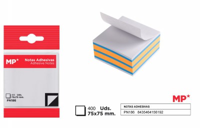 [8435464156192] NOTE ADESIVE 75*75MM 75G 400F COL. ASS.