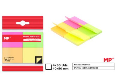 [8435464156284] NOTE ADESIVE 50X40MM 4*50F COL. ASS.