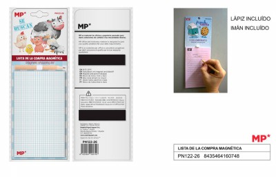 [8435464160748] BLOCCO NOTE MAGNETICO CON MATITA