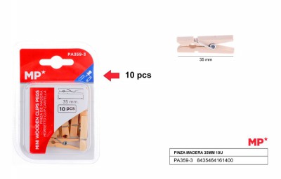[8435464161400] MOLLETTE IN LEGNO 35MM CONF. 10PZ