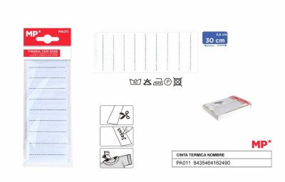 [8435464162490] NASTRO TERMOADESIVO SCRIVIBILE 5.5*30CM
