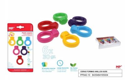 [8435464165934] CERA FORMATO AD ANELLI 6 PEZZI