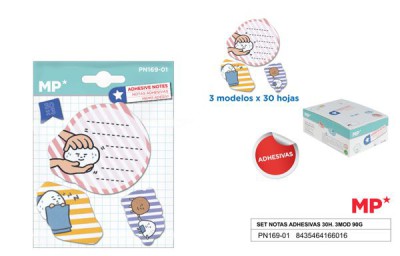 [8435464166016] SET DI NOTE ADESIVE 30H.3MOD 90G