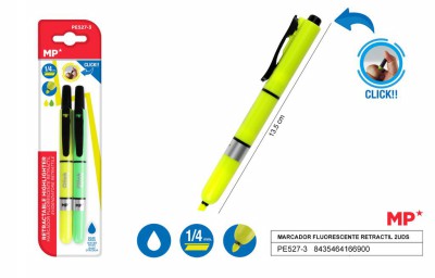 [8435464166900] MARCATORE FLUORESCENTE RETRATTILE G+V 2PZ