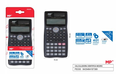 [8435464167389] CALCOLATRICE SCIENTIFICA 12 CIFRE 16*8CM