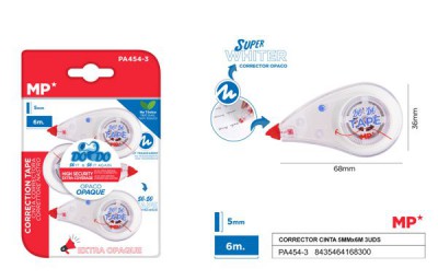 [8435464168300] CORRETTORE A NASTRO 5MM X 6M 3PZ
