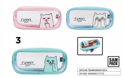 [8435464171713] ASTUCCIO TRASPARENTE SERIE GATTO