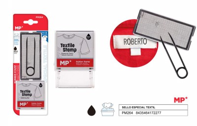 [8435464172277] TIMBRO POLINOMIO PER TESSUTI