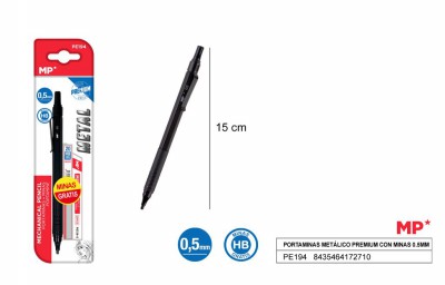 [8435464172710] PORTAMINE METAL 0.5MM + RICARICA HB