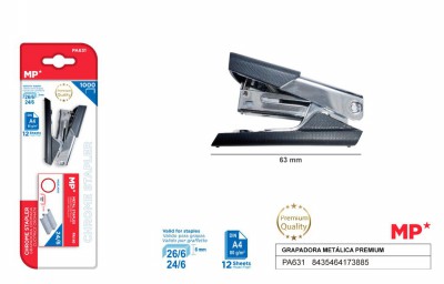 [8435464173885] MINI PINZATRICE PREMIUM 26/6 24/6 + RICARICA PU