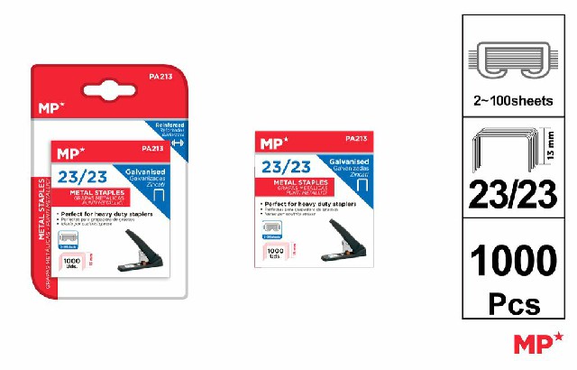 [8435464175766] PUNTI METALLICI 23/13 1000 PEZZI