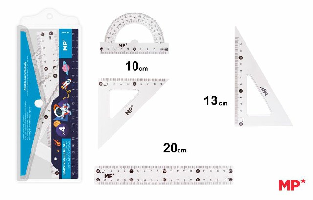[8435464176244] SET DISEGNO GEOMETRICO S 4PZ TRASPARENTE