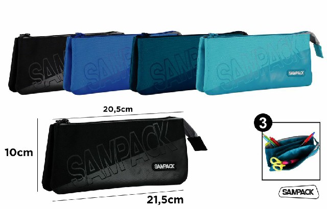 [8435464223429] ASTUCCIO A 3 SCOMPARTI INTERNI SAMPACK