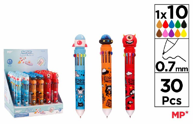 [8435464229469] SET PENNE SFERA MULTICOLOR 0.7MM 30PZ SCIFI