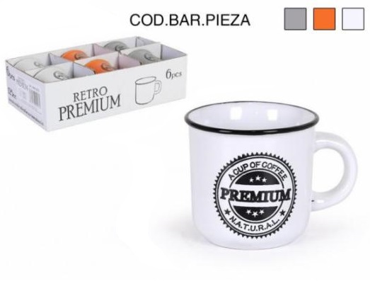 [8435476200296] TAZZA DI CAFFE ESPRESSO 90CC RETRO PREMIUM