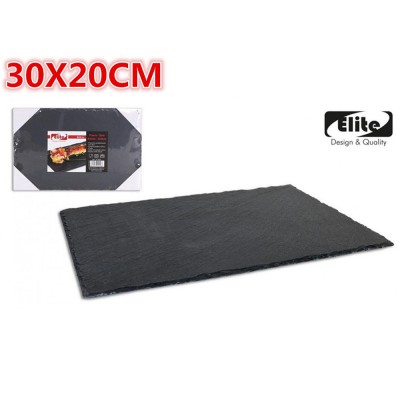 [8435476202986] VASSOIO IN PIETRA ARDESIA 30X20CM