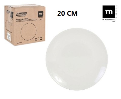 [8435476203808] PIATTO PROSTRI 20CM MONACO IVORY LUCENTEZZA