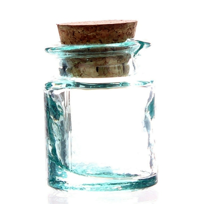 [8435476204072] VASO MINI VETRO 5.5X4CM C/TAPPO REDONDO