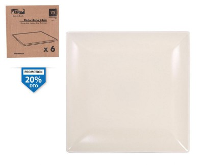 [8435476205321] PIATTO PIANO CREMA LEGGERA 24CM
