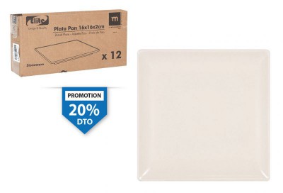 [8435476205345] PIASTRA PER IL PANE CREMA LEGGERA 16CM