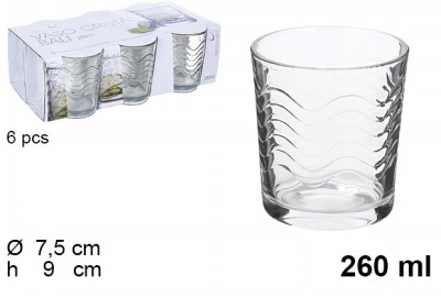 [8435509100098] BICCHIERE BALI 260ML - 6PZ