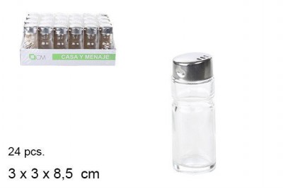 [8435509100166] SALIERE DI VETRO C/TAPPO